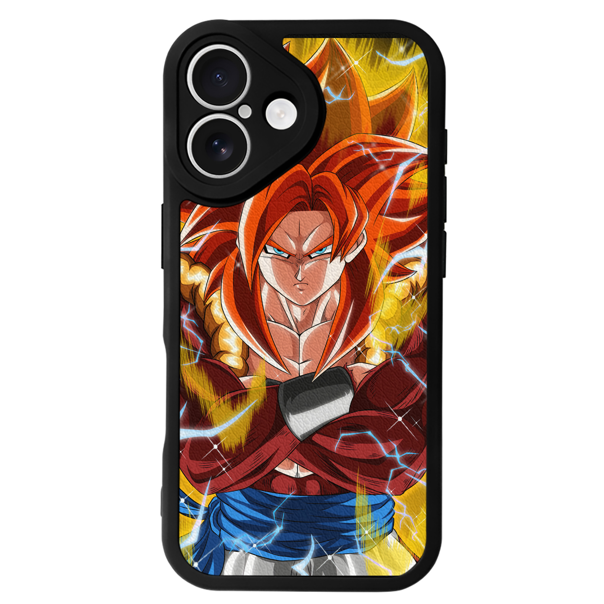 （画像用） ドラゴンボール DRAGON BALL 【iPhone 16シリーズ対応】シリコンスマホケース（レザー調） 材質：シリコン